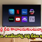 బడ్జెట్ ధరలో హోమ్ థియేటర్ మజా.. రూ. 40 వేలలోపు 55-ఇంచ్ టీవీలు ఇవే!