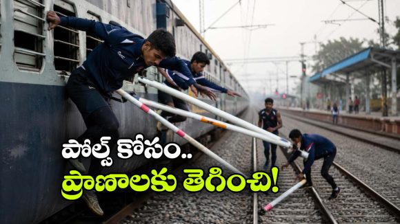 రైల్వే పోలీసుల ఓవరాక్షన్, కదులుతున్న రైలు నుంచి దూకిన అథ్లెట్లు!