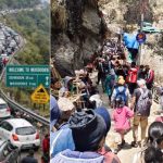 చార్ ధామ్ యాత్ర.. ఎటు చూసినా భక్తులు, 8 కిలోమీటర్లు ట్రాఫిక్ జామ్