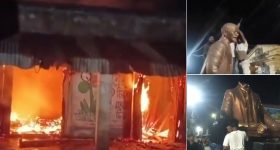 బెంగాల్‌లో హింస-విధ్వంసం.. విగ్రహాలు ధ్వంసం, ఆఫీసులకు నిప్పు, ఈసీ ఆదేశాలతో అధికారులు