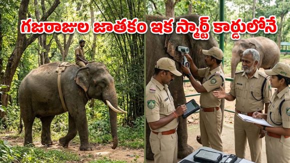 గజరాజులకు ‘ఆధార్’.. ఏపీ అటవీశాఖ వినూత్న ముందడుగు!