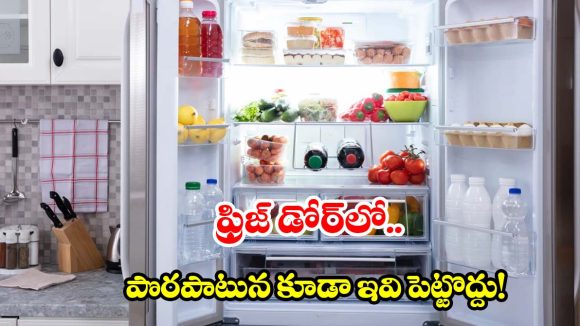 ఫ్రిజ్ డోర్ సెల్ఫ్స్‌లో ఏం స్టోర్ చేయాలో తెలుసా ? 99 % మందికి చేసే పొరపాట్లు ఇవే