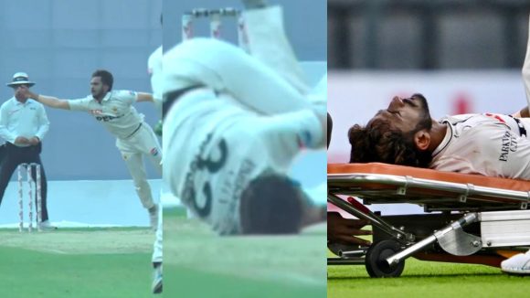 Hasan Ali injury: హ‌స‌న్ అలీకి పెను ప్ర‌మాదం…క్యాచ్ ప‌ట్ట‌బోయి త‌ల ప‌గ‌ల‌గొట్టుకున్నాడు
