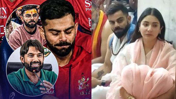 గుడికి వెళ్లి ఇంత ఓవ‌రాక్ష‌న్ చేయ‌డం అవ‌స‌ర‌మా ? కోహ్లీ-అనుష్క ప‌రువు తీసిన రిజ్వాన్‌