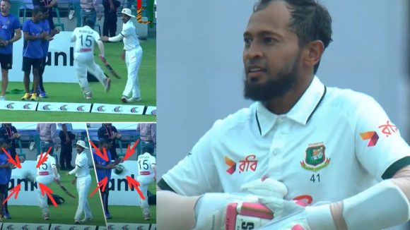 Mushfiqur Rahim: కాలితో గ‌ట్టిగా త‌న్నిన ముష్ఫిఖర్ రహీం..10 మీట‌ర్ల దూరంలో ప‌డ్డ‌ హెల్మెట్