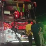 కోదాడ వద్ద ఘోర ప్రమాదం.. డీసీఎంను ఢీకొట్టిన ప్రైవేట్ బస్సు.. స్పాట్ లో 30 మంది ప్ర‌యాణికులు