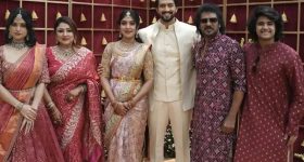 హీరో ఉపేంద్ర ఇంట సంబరాలు.. కొడుకు ఎంగేజ్మెంట్ ఫోటోలు వైరల్..