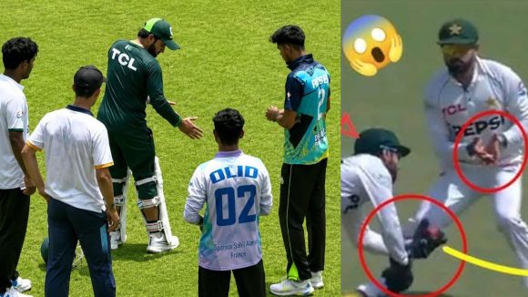 బంగ్లాదేశ్ ప్లేయ‌ర్ల‌కు ఫీల్డింగ్ నేర్పిస్తోన్న రిజ్వాన్‌…కీపింగ్ చేత‌కానోడు ట్రైనింగ్ ఇవ్వ‌డం ఏంటి అంటూ ట్రోల్స్‌