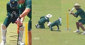Ban vs Pak: ఇనుప కంచెల‌తో ప్రాక్టీస్..క్యాచ్ లు ప‌ట్టేందుకు అష్ట‌క‌ష్టాలు ప‌డుతోన్న పాకిస్తాన్‌