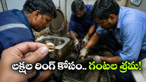 ట్రైన్ టాయిలెట్‌ లో పడిపోయిన గోల్డ్ రింగ్.. రైల్వే సిబ్బంది ఏం చేశారంటే?