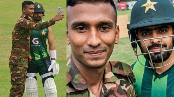 Babar Azam: ఇండియ‌న్ ఆర్మీతో పాక్ ప్లేయ‌ర్ బాబ‌ర్ ఆజం ఫోటోలు ?