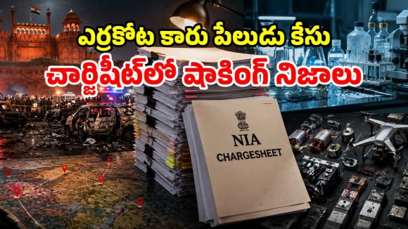 588 మంది వాంగ్మూలం.. 7,500 పేజీల చార్జి షీట్.. ఎర్రకోట బ్లాస్టింగ్ కేసులో సంచలనాలు..!