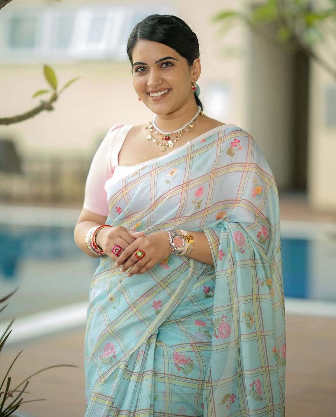 Sravanthi Chokarapu: రాయలసీమ అమ్మాయి కొత్త అందాలు.. ఫిదా అవుతున్న కుర్రాళ్ళు!