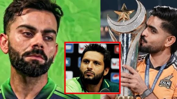 PSL గెలిచిన బాబ‌ర్ ను చూసి, కోహ్లీ కుళ్లుకుని చావాల్సిందే..ప‌రువు తీసిన షాహిద్ అఫ్రిది