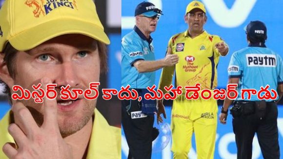 Shane Watson : ధోనికి ఒళ్లంతా పొగ‌రే..గ్రౌండ్ లోకి వ‌చ్చి రెచ్చిపోయాడు