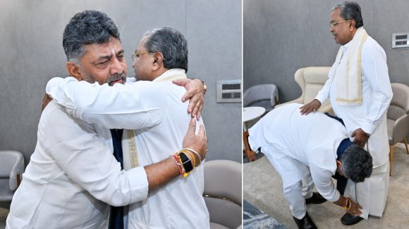 కర్ణాటక అధికార కాంగ్రెస్ పార్టీలో మార్పులు.. సీఎం బ్రేక్ ఫాస్ట్ భేటీ, సిద్దరామయ్య నుంచి ఆశీర్వాదం తీసుకున్న డీకే