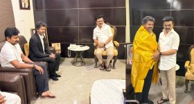 తమిళనాడు రాజకీయాల్లో కొత్త శకం.. స్టాలిన్‌ నివాసానికి వెళ్లిన సీఎం విజ‌య్!