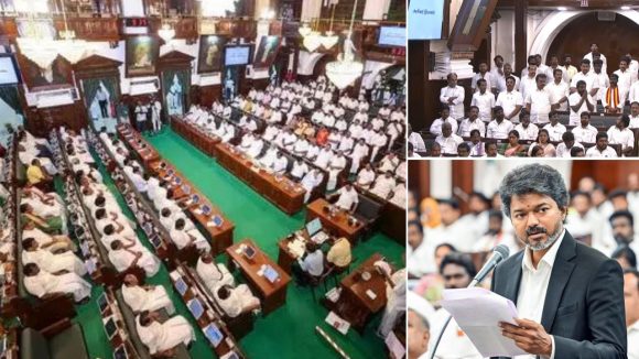 బల పరీక్షలో నెగ్గిన టీవీకే ప్రభుత్వం..  ఐదేళ్లుపాటు ప్రభుత్వం అధికారంలో ఉంటుందన్న సీఎం విజయ్