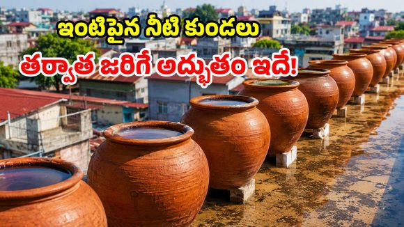 ఇంటిపైన నీటి కుండలు.. తర్వాత జరిగే అద్భుతం తెలిస్తే.. ఆశ్చర్యపోవడం పక్కా!