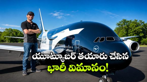 టైంపాస్ కోసం  ఏకంగా విమానాన్ని తయారు చేసిన యూట్యూబర్, నిజంగా వండర్ భయ్యా!