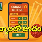 గద్వాల్లో జోరుగా క్రికేట్ బెట్టింగ్ దందా.. 100 నుండి లక్ష వరకు పందెం కాస్తున్న రాయుళ్లు!