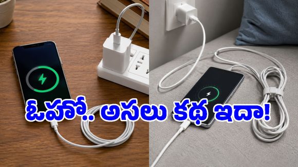 ఫోన్ ఛార్జింగ్ కేబుల్ పొడవుగా ఉంటే.. ఛార్జ్ స్లోగా ఎక్కుతుందా? టెక్ నిపుణులు చెప్పిన సీక్రెట్ ఇదే!