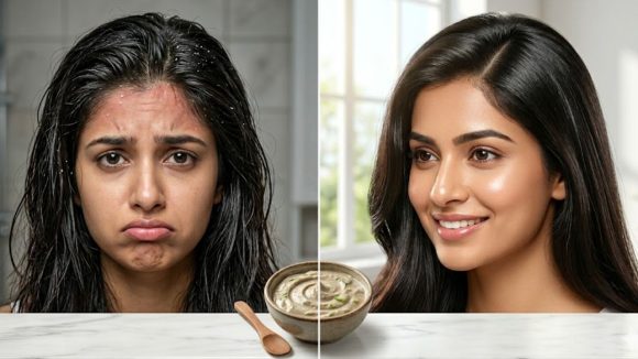 డాండ్రఫ్, తలలో జిడ్డు సమస్యకు చెక్.. ఈ హెయిర్‌ప్యాక్‌తో సిల్క్ లాంటి బలమైన జుట్టు..