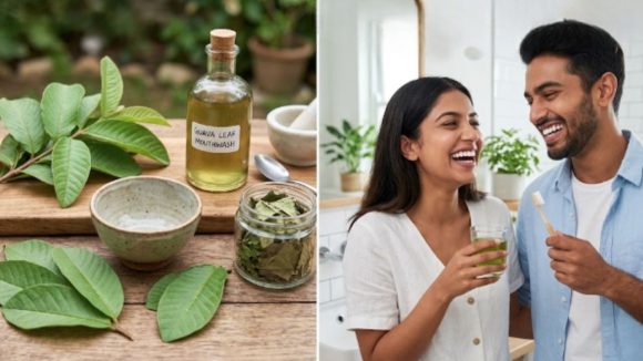 కెమికల్స్ లేకుండా మౌత్‌వాష్ ఇంట్లోనే తయారు చేయండి.. జామ ఆకులతో పంటి సంరక్షణ