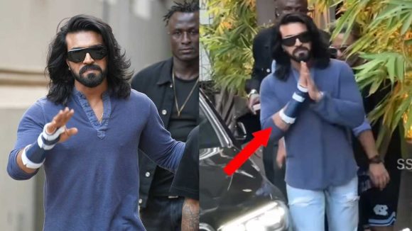 రామ్ చరణ్ చేతికి గాయం ఇప్పటిది కాదా?.. అయినా సరే ‘పెద్ది’ కోసం..