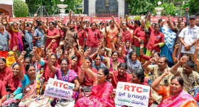 ఆర్టీసీ యూనియ‌న్ల పోయిన ప్రాణం తిరిగొచ్చింది!
