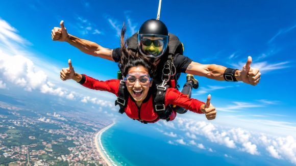 భారతదేశంలో స్కైడైవింగ్… ఎక్కడెక్కడ చేయవచ్చో తెలిస్తే సాహస ప్రియులు ఎగిరి గంతేస్తారు