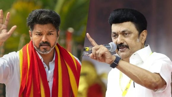 త‌మిళ రాజ‌కీయ సినిమాలో స్టాలిన్‌, విజ‌య్ హీరోలు..! విల‌న్ బీజేపీ!