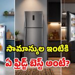ఫ్రిజ్ కొంటున్నారా? సింగిల్ డోర్, డబుల్ డోర్, ఇన్వర్టర్ టెక్నాలజీలలో ఏది బెస్ట్?