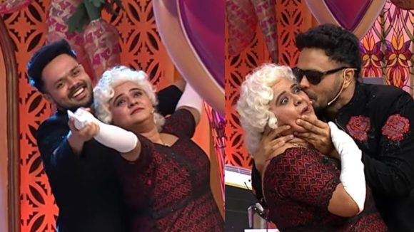అరె ఏంట్రా ఇది.. స్టేజ్ పైనే ముద్దులు.. షాక్ లో ప్రదీప్…