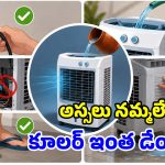 కూలర్‌లో నీళ్లు పోస్తున్నారా? ఈ తప్పులు చేశారో.. కరెంటు షాక్ పక్కా!