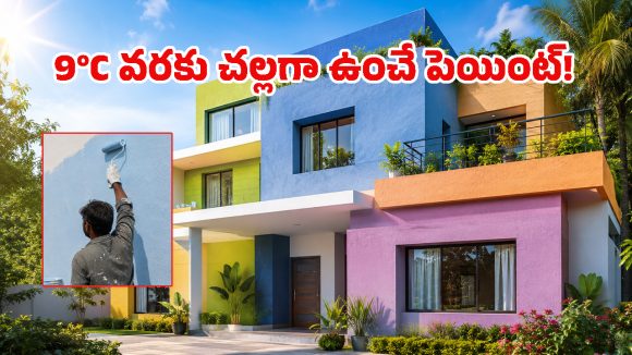 ఈ పెయింట్ వేస్తే ఇల్లు కూల్ కూల్.. 97% వరకు ఎండను అడ్డుకుంటుందట!
