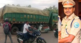 వాహనాల తనిఖీలు.. జిల్లా అధికారిపై దూసుకొచ్చిన లారీ, స్పాట్‌లో అధికారి వెంకన్న మృతి