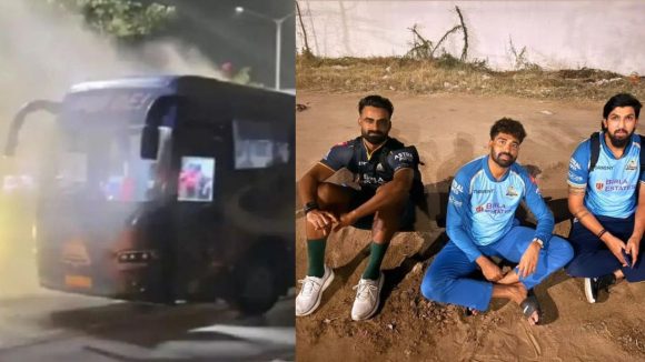 గుజరాత్ టైటాన్స్‌కు కలిసిరాని కాలం.. దెబ్బ మీద దెబ్బ, ఫైనల్‌లో ఓటమి, ఆపై బస్సులో మంటలు