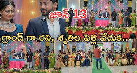 Gundeninda GudiGantalu Today episode: రవి, శృతి ఫుల్ హ్యాపీ.. మీనా పై ప్రశంసలు.. ఇట్స్ ఫ్యామిలీ పార్టీ..