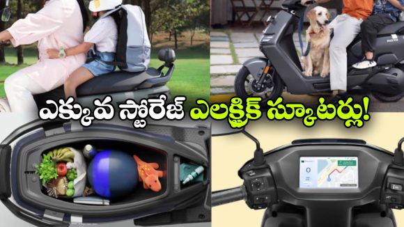 షాపింగ్ నుంచి రోజువారీ అవసరాల వరకు.. బెస్ట్ స్టోరేజ్ EV స్కూటర్లు ఇవే!