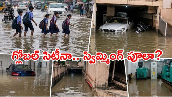 ఐటీ కారిడార్ టు ఓల్డ్ సిటీ.. చిన్న వర్షానికే స్విమ్మింగ్ పూల్స్‌గా మారుతున్న అపార్ట్‌మెంట్లు!