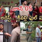Illu Illalu Pillalu Today Episodes: ధీరజ్ అరెస్ట్.. కన్నీళ్లు పెట్టుకున్న వేదవతి.. శ్రీవల్లి ఫుల్ హ్యాపీ..