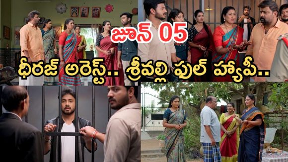 Illu Illalu Pillalu Today Episodes: ధీరజ్ అరెస్ట్.. కన్నీళ్లు పెట్టుకున్న వేదవతి.. శ్రీవల్లి ఫుల్ హ్యాపీ..