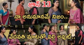 Karthika Deepam 2 Serial Today Episode June 13th ‘కార్తీక దీపం 2’ సీరియల్‌: సూరజ్ ను ఇంట్లోకి తీసుకొచ్చిన శివనారాయణ 