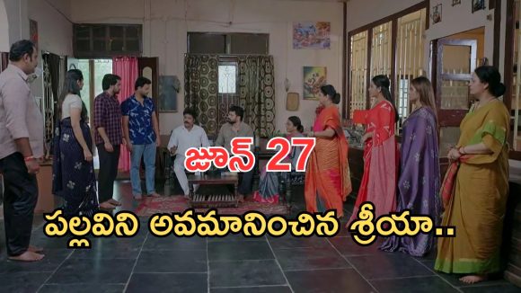 Intinti Ramayanam Today Episode: శ్రీయాకు నొప్పులు.. పల్లవికి దిమ్మతిరిగే షాక్.. ఆస్తి కోసం ఇంట్లో రచ్చ..