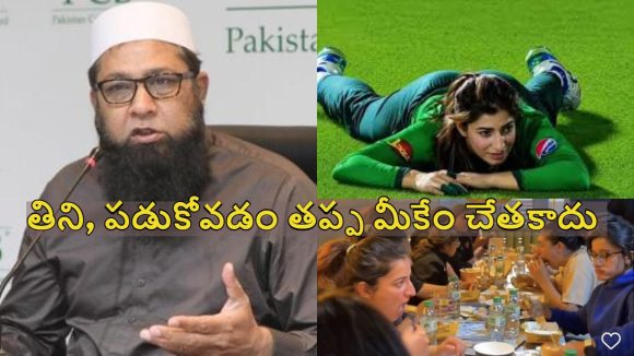 ఓడిపోయామ‌న్న సిగ్గులేకుండా, పందుల్లా తింటున్నారు..మ‌హిళా క్రికెట‌ర్ల‌పై ఇంజ‌మామ్ సీరియ‌స్‌