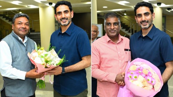 రష్యాలో బిజీగా మంత్రి లోకేష్..  మాస్కోలో స్బేర్‌ బ్యాంక్ వైస్ ప్రెసిడెంట్‌తో భేటీ, టెక్నాలజీపై ఫోకస్