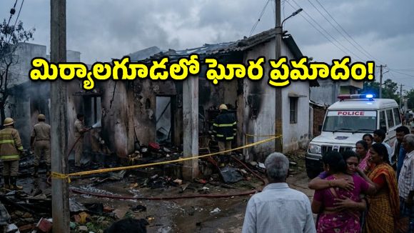 మిర్యాలగూడలో విషాదం.. గ్యాస్ సిలిండర్ పేలి ముగ్గురు మృతి!