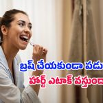 బ్రష్ చేయకుండా పడుకుంటే గుండె పోటు వస్తుందా? షాకింగ్ నిజాలు బయటపెట్టిన డాక్టర్లు!