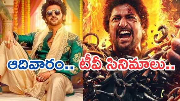 Today Movies in Tv : ఆదివారం టీవీ సినిమాలు.. యాక్షన్ లవర్స్ కు పునకాలే..